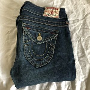 True Religion size 27 skinny jeans tall